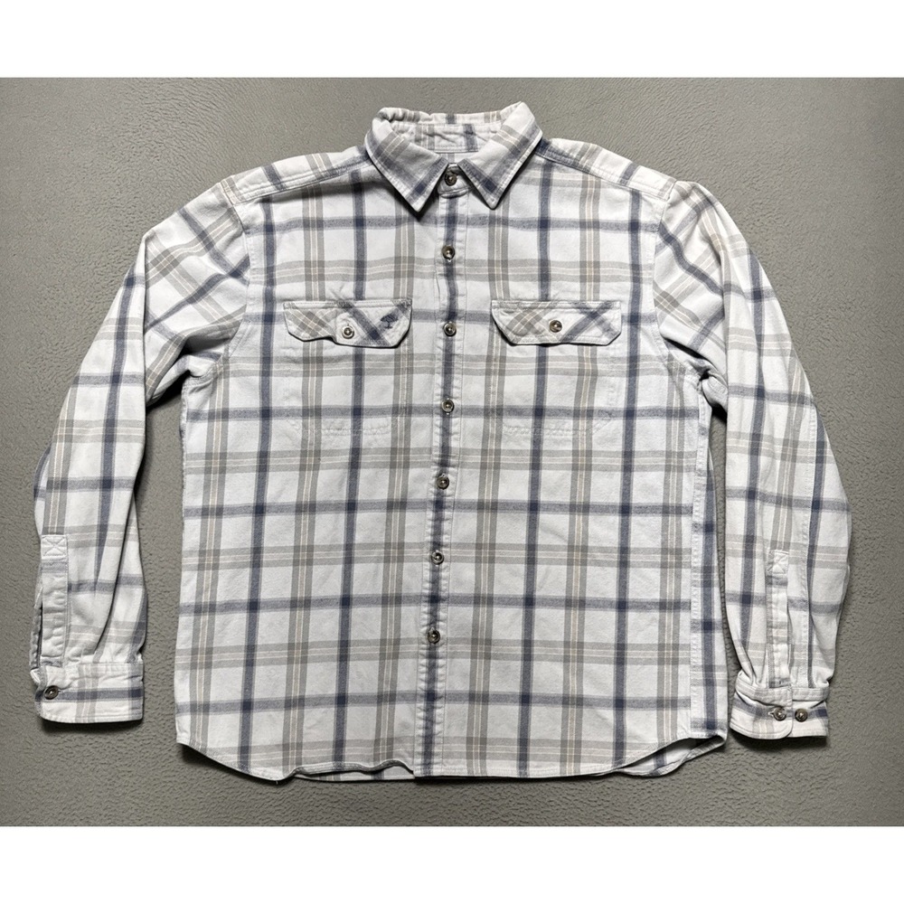 Arborwear Flannel Shirt Mens Large Plaid Long Sleeve Button Up Workwear‎ Outdoor